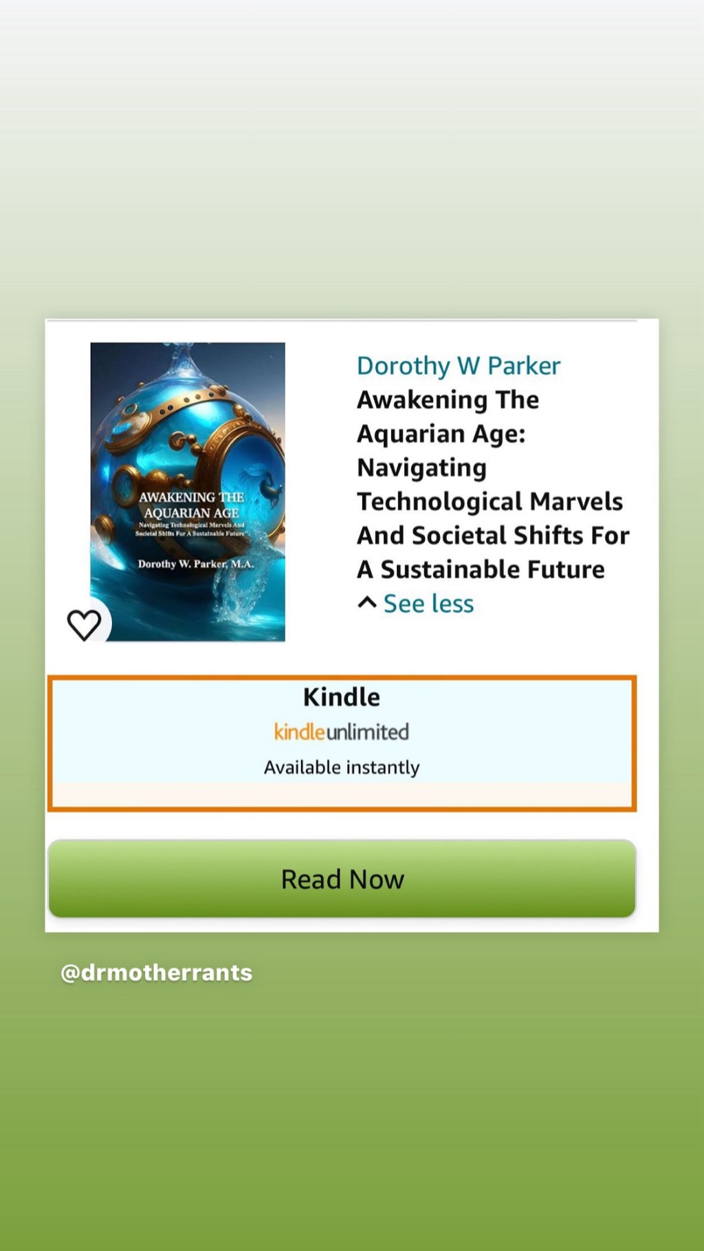 Read It Now For Free On Kindle&nbsp;Unlimited