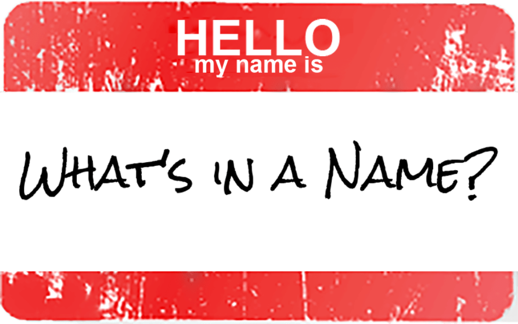 Not Just Any&nbsp;Name